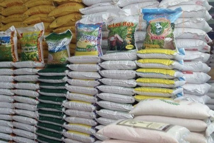 Flour bags in storage